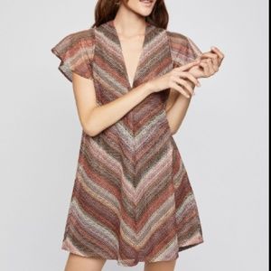 BCBG Metallic Multi-color Dress